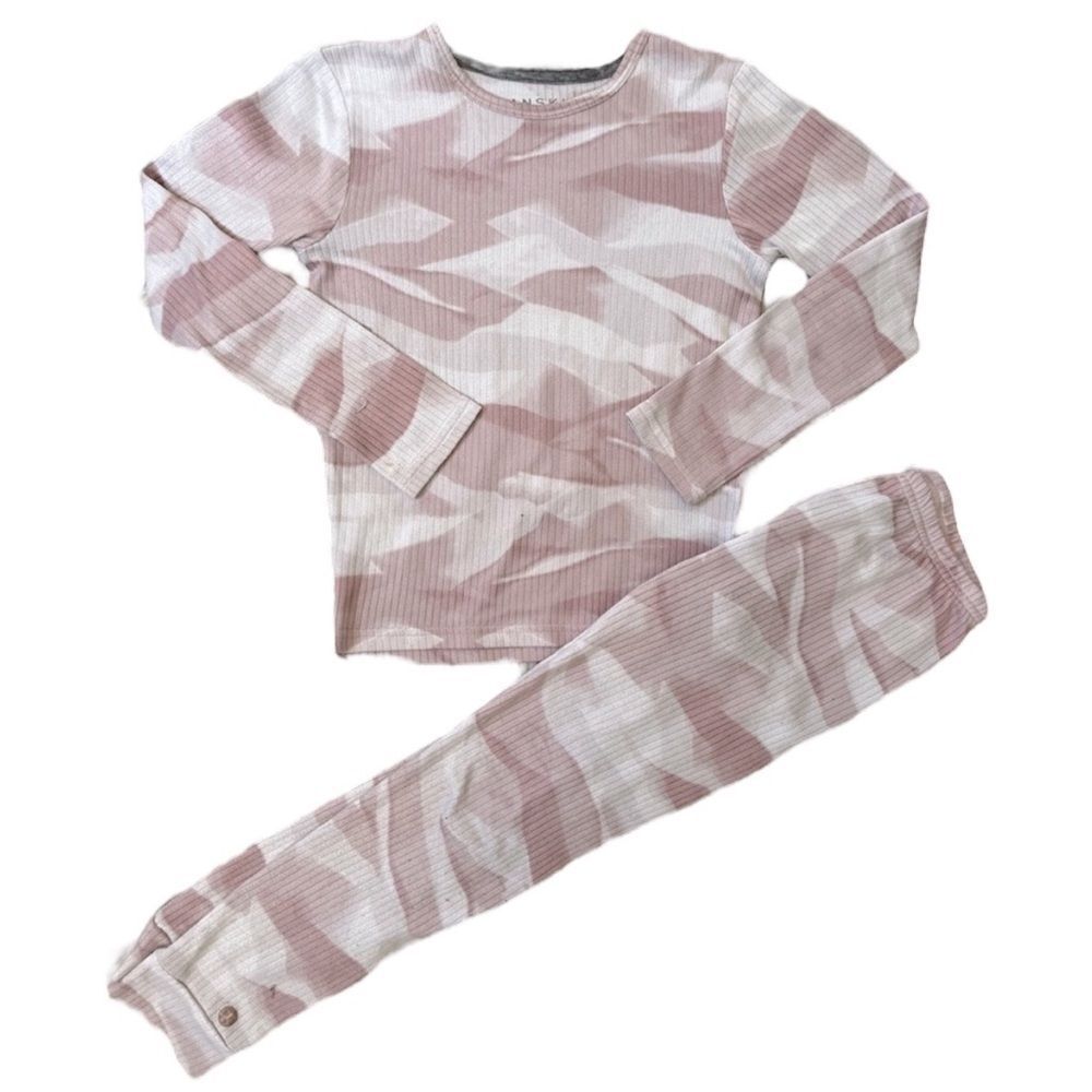 Danskin Girls Pink Camouflaged Pajama Set